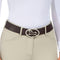 RJ Classics Bobbie Reversible Silver Logo Ladies Belt